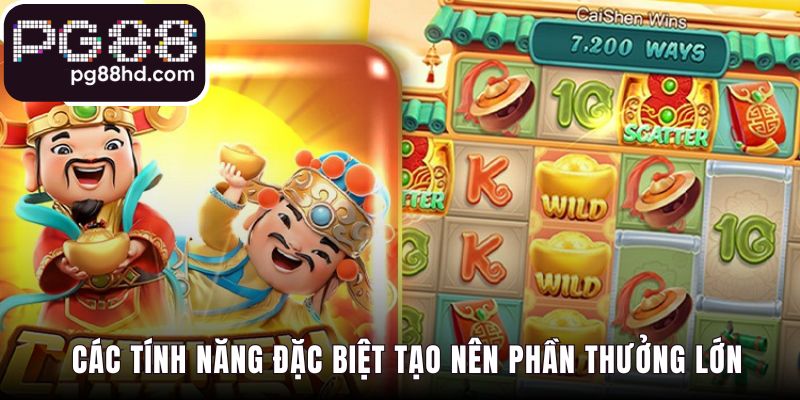 Chiến Thắng CaiShen nhờ Wilds và hệ số nhân không reset